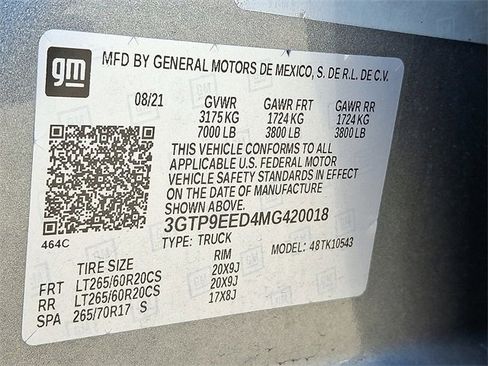 Used 2021 GMC Sierra 1500 AT4 image 26