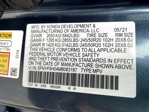 Used 2021 Honda Pilot Elite image 23