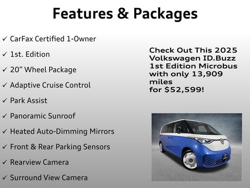 Used 2025 Volkswagen ID. Buzz 1st Edition image 4