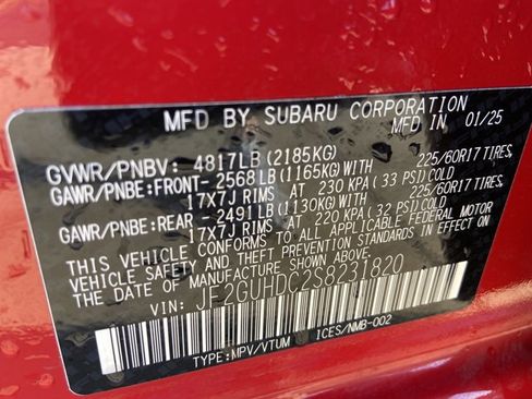 Used 2025 Subaru Crosstrek 2.0i Premium AWD/4WD image 34