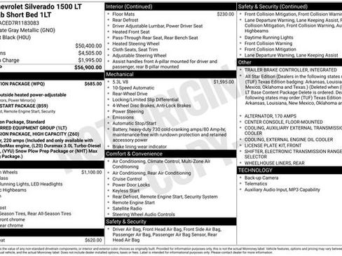 Used 2024 Chevrolet Silverado 1500 LT w/ Protection Package RWD image 34