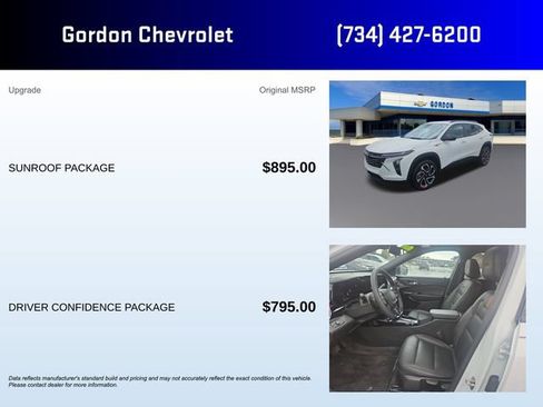 Used 2024 Chevrolet Trax RS w/ Sunroof Package FWD image 5