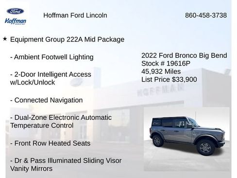 Certified 2022 Ford Bronco Big Bend AWD/4WD image 6