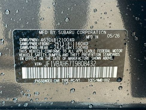 New 2026 Subaru WRX AWD/4WD image 28