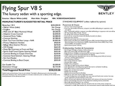 Used 2017 Bentley Flying Spur S V8 AWD/4WD image 7