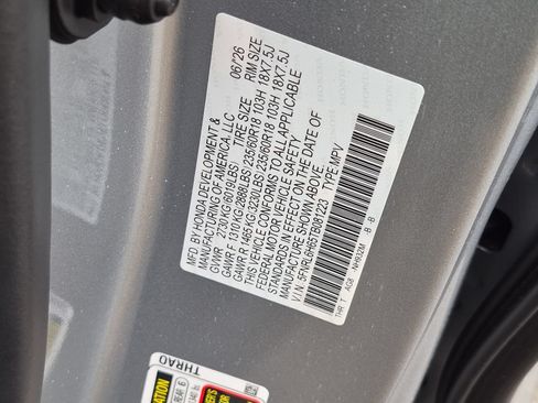 New 2026 Honda Odyssey EX-L image 16