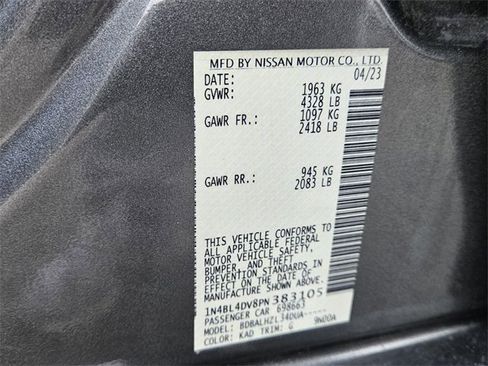 Used 2023 Nissan Altima 2.5 SV image 17