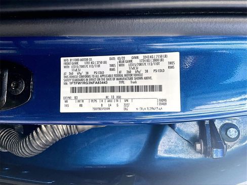 Used 2022 Ford F150 Raptor w/ Equipment Group 801A High image 26