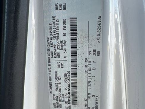 Used 2019 Ford E-450 and Econoline 450 Super Duty w/ Power Windows & Locks Group image 7