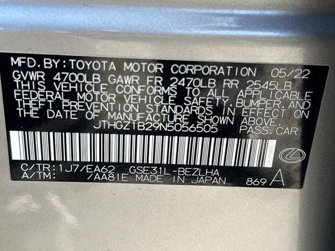 Used 2022 Lexus IS 350 F Sport w/ Navigation Package RWD image 34