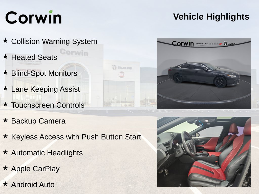 Used 2022 Lexus ES 250 F Sport w/ Accessory Package 2 AWD/4WD image 11