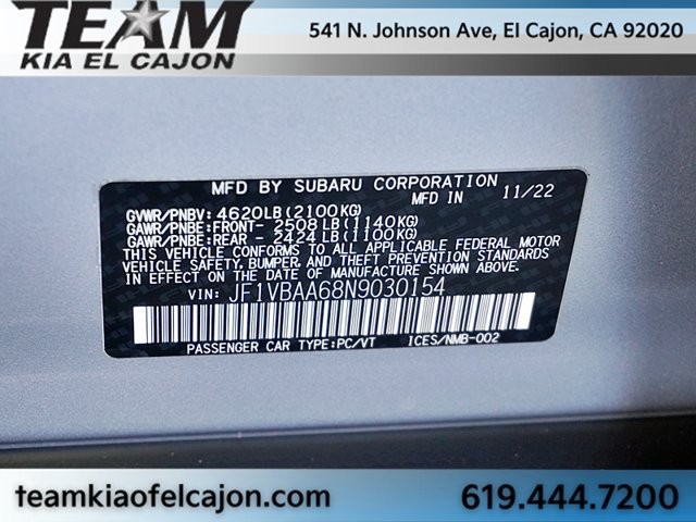 Used 2022 Subaru WRX AWD/4WD image 39