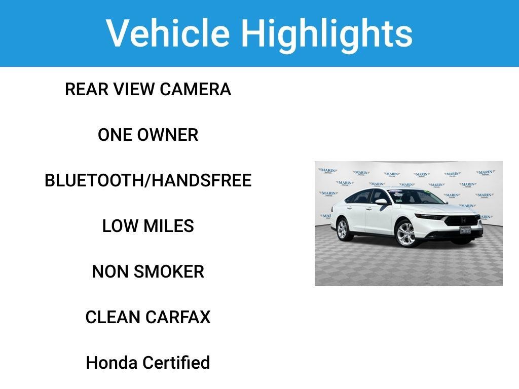 Certified 2024 Honda Accord LX image 7