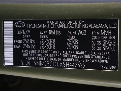 Used 2025 Hyundai Tucson SEL AWD/4WD image 42