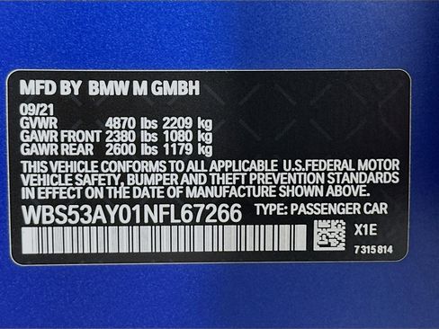 Used 2022 BMW M3 Executive 6-Speed Manual w/ M Carbon Exterior Package image 36