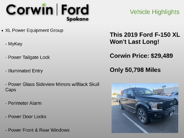 Used 2019 Ford F150 XL w/ Equipment Group 101A Mid AWD/4WD image 15