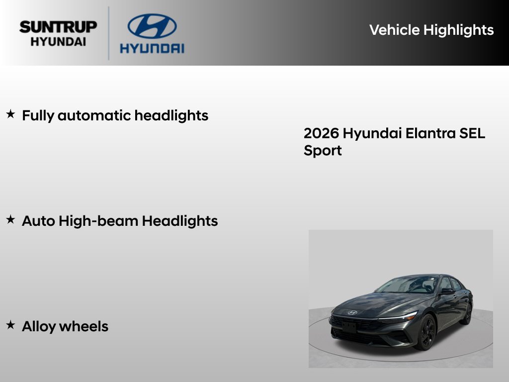 Used 2026 Hyundai Elantra Sport FWD image 16