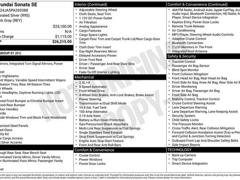 Used 2023 Hyundai Sonata SE image 8