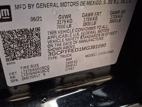 Used 2021 Chevrolet Silverado 1500 LT Trail Boss w/ Convenience Package II AWD/4WD image 28