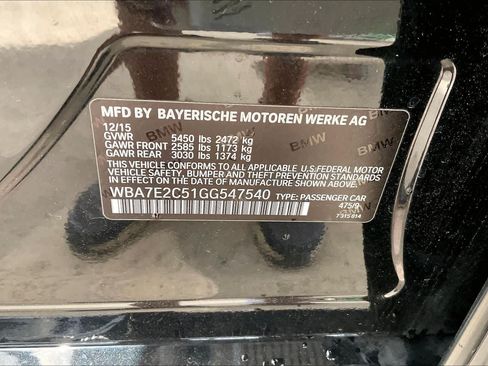 Used 2016 BMW 740i RWD image 35