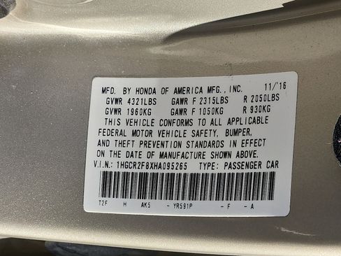 Used 2017 Honda Accord EX-L image 27