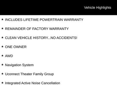 Used 2024 Chrysler Pacifica Limited w/ Uconnect Theater Family Group