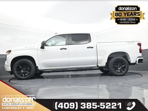 Used 2024 Chevrolet Silverado 1500 Custom w/ Turbomax Blackout Package AWD/4WD image 14