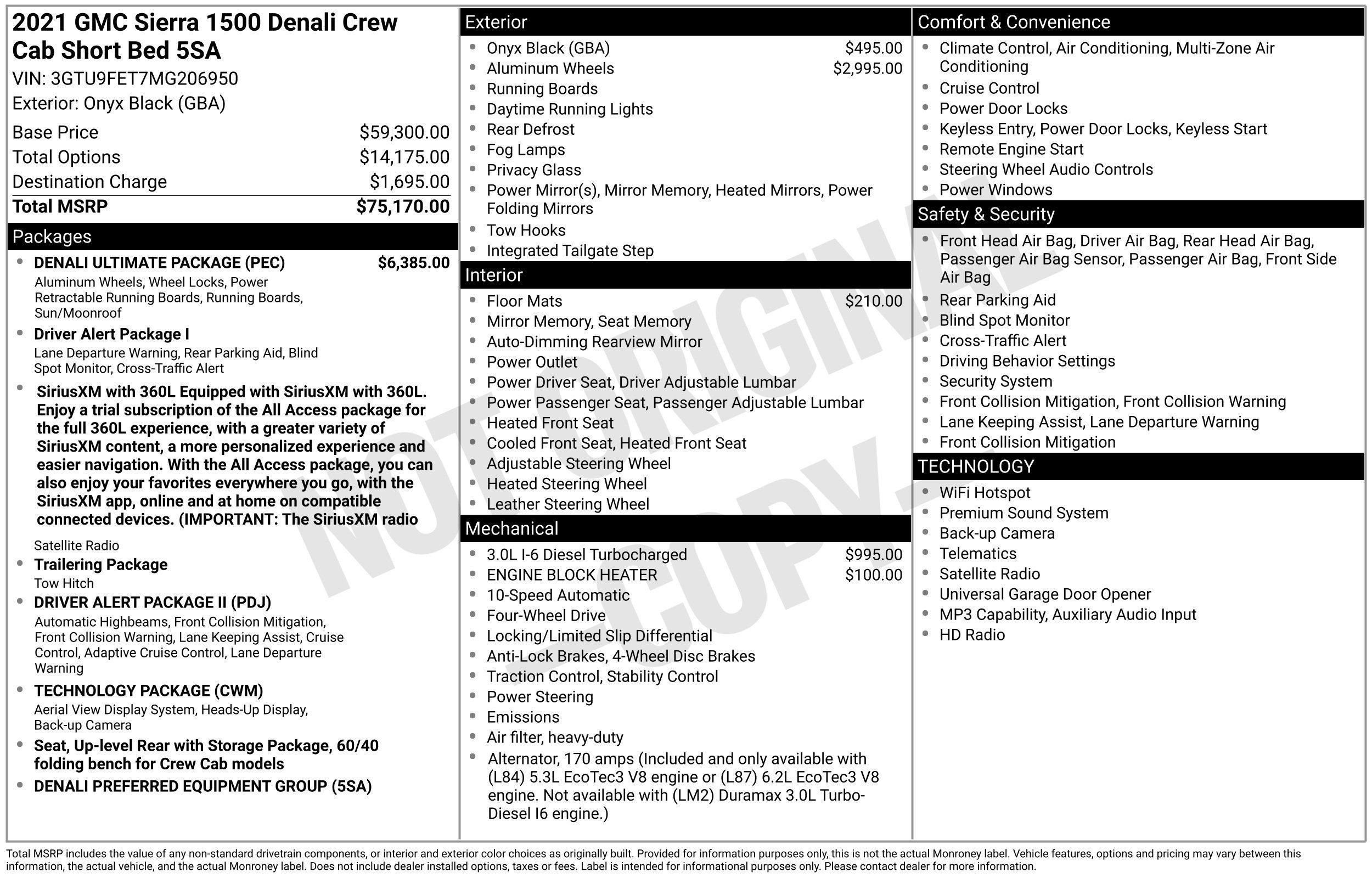 Used 2021 GMC Sierra 1500 Denali w/ Denali Ultimate Package AWD/4WD image 2