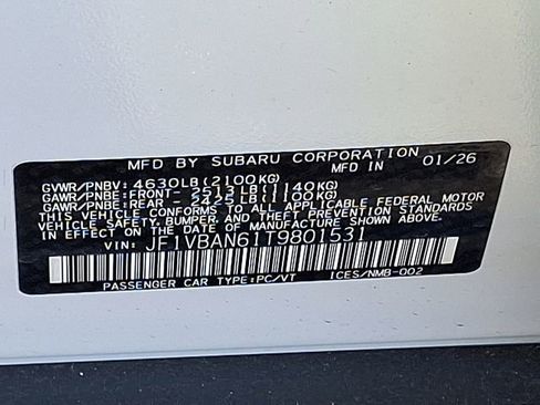 New 2026 Subaru WRX Limited image 10