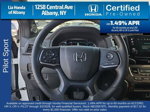 Certified 2022 Honda Pilot Sport image 13