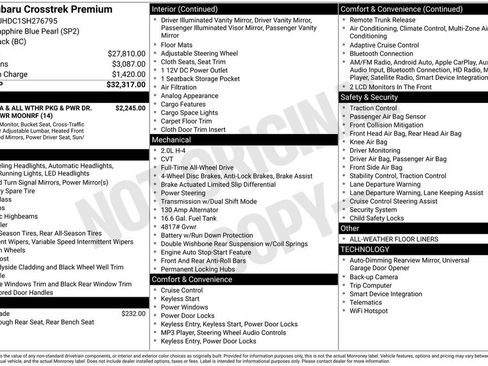 Used 2025 Subaru Crosstrek 2.0i Premium image 3