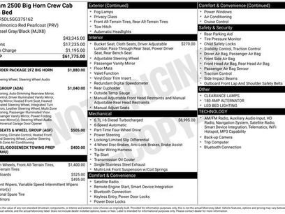 Used 2016 RAM 2500 Big Horn