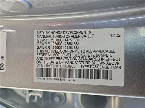 Used 2022 Honda Accord Sport image 11