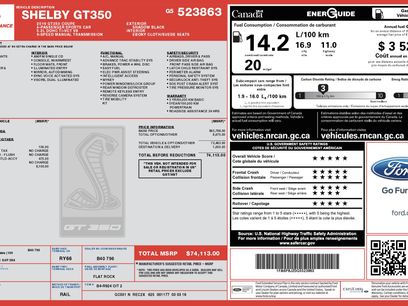 Used 2016 Ford Mustang Shelby GT350 w/ Track Package