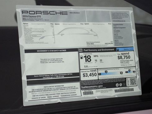 New 2026 Porsche Cayenne GTS image 25