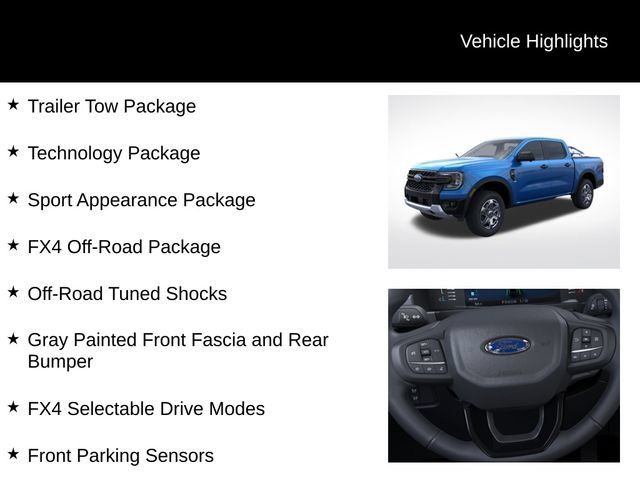 New 2026 Ford Ranger XLT w/ Equipment Group 301A High AWD/4WD image 7