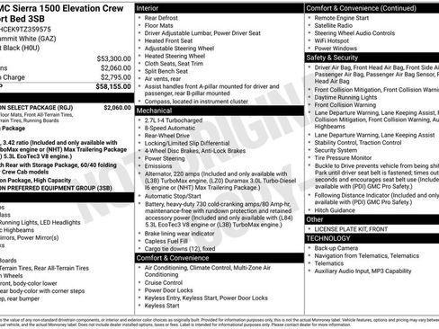 Used 2026 GMC Sierra 1500 Elevation w/ Elevation Select Package RWD image 9