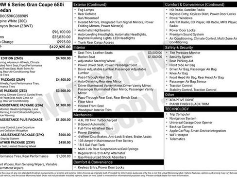 Used 2019 BMW 650i Gran Coupe xDrive w/ Executive Package image 2