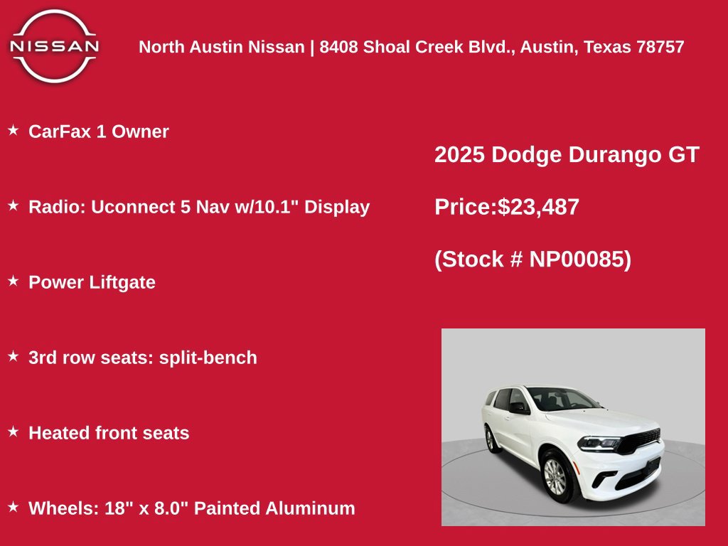 Used 2025 Dodge Durango GT RWD image 11