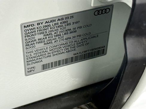 Certified 2025 Audi Q7 2.0T Premium Plus w/ Premium Plus Package image 34