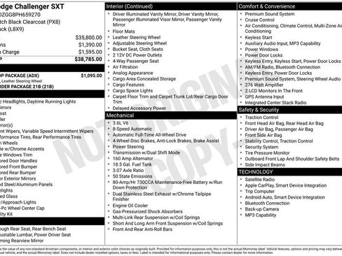 Used 2023 Dodge Challenger SXT w/ Blacktop Package AWD/4WD image 6