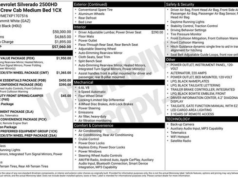 Used 2023 Chevrolet Silverado 2500 Custom w/ Custom Value Package AWD/4WD image 10