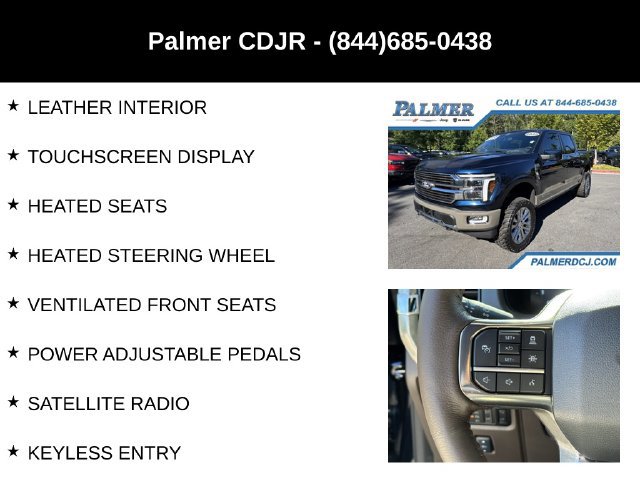 Used 2025 Ford F150 King Ranch w/ FX4 Off-Road Package AWD/4WD image 12