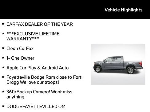 Used 2023 Ford F150 XLT w/ Equipment Group 302A High AWD/4WD image 5