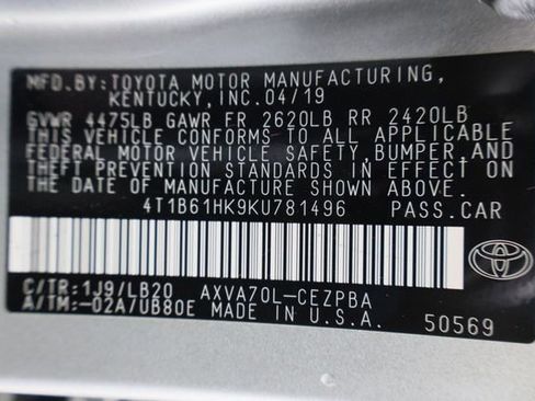 Used 2019 Toyota Camry XSE image 35