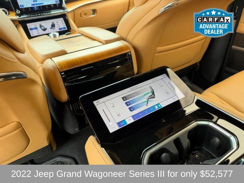 Used 2022 Jeep Grand Wagoneer Series III w/ Rear Seat Video Group 1 AWD/4WD image 12
