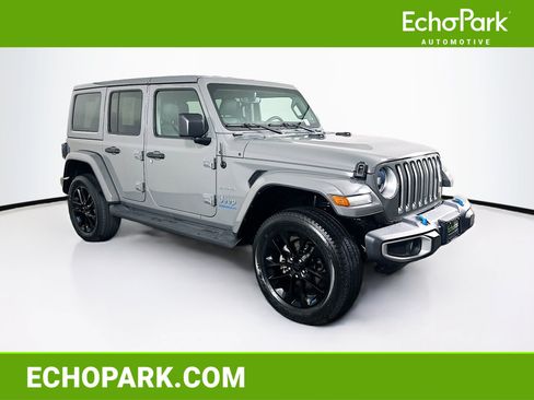 Used 2023 Jeep Wrangler Unlimited Sahara w/ Cold Weather Group AWD/4WD image 1