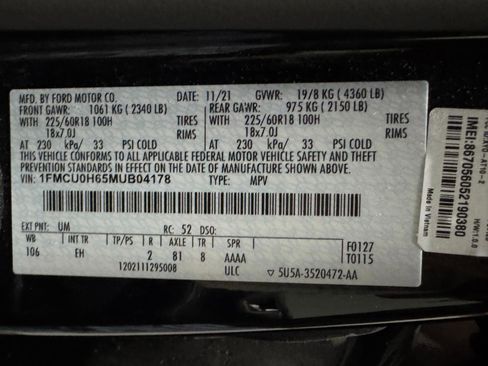 Used 2021 Ford Escape SEL w/ Technology Package FWD image 25