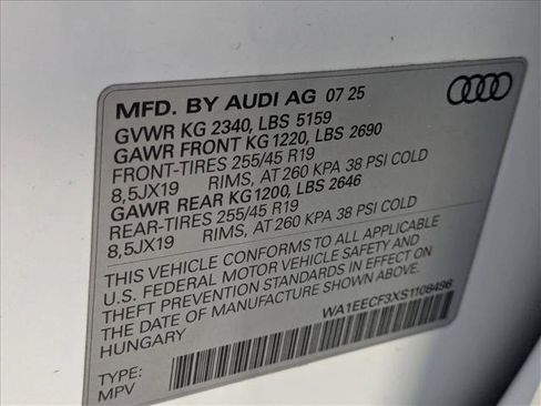 New 2025 Audi Q3 2.0T Premium Plus image 18