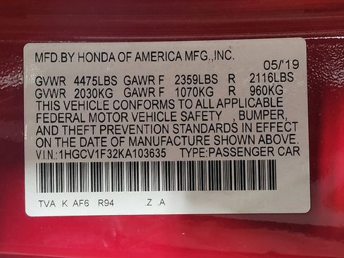 Used 2019 Honda Accord Sport image 33